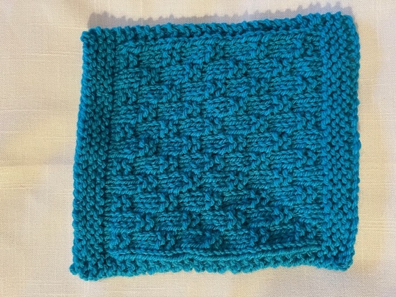 Blanket for Baby Loss (Basket Stitch)